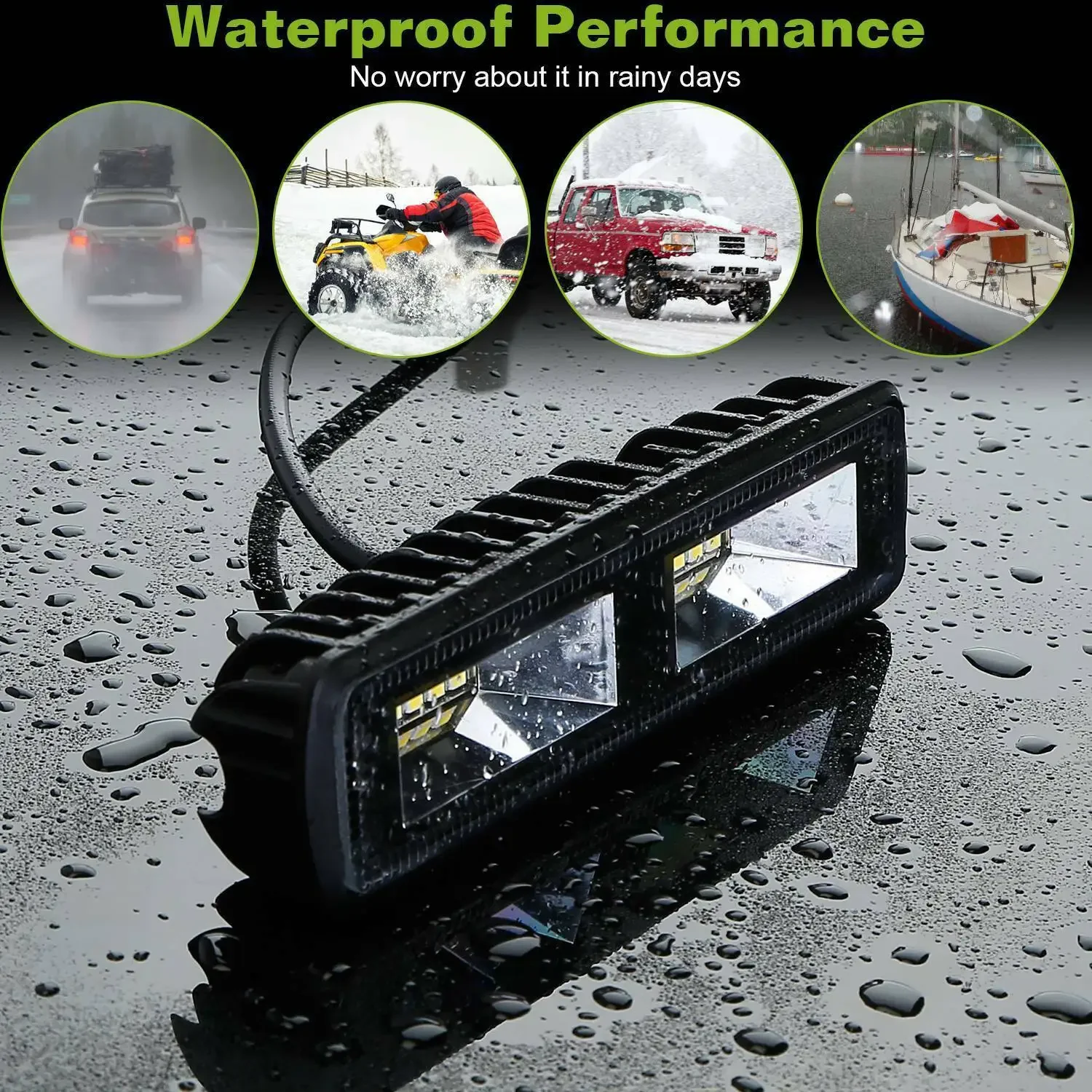 48W 16 LED Car Work Light DRL Spotlight High Bright Waterproof Auto Offroad SUV Truck Headlights Driving Lamp DC 12-80V 6500K
48W 16 LED Car Work Light DRL Spotlight High Bright Waterproof Auto Offroad SUV Truck Headlights Driving Lamp DC 12-80V 6500K