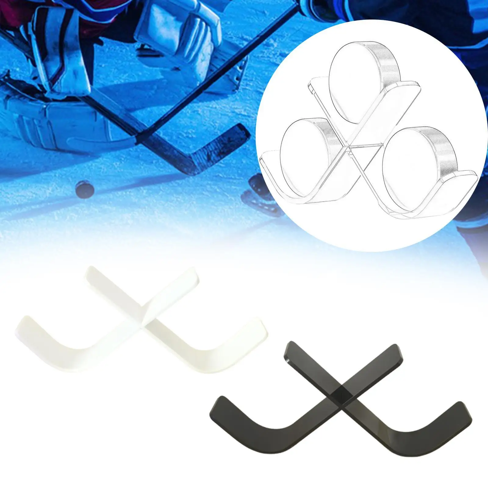 Ice Hockey Puck Holder Acrylic Display Stand Triple Organizer Case for Autographed Game Memory Collection
Ice Hockey Puck Holder Acrylic Display Stand Triple Organizer Case for Autographed Game Memory Collection