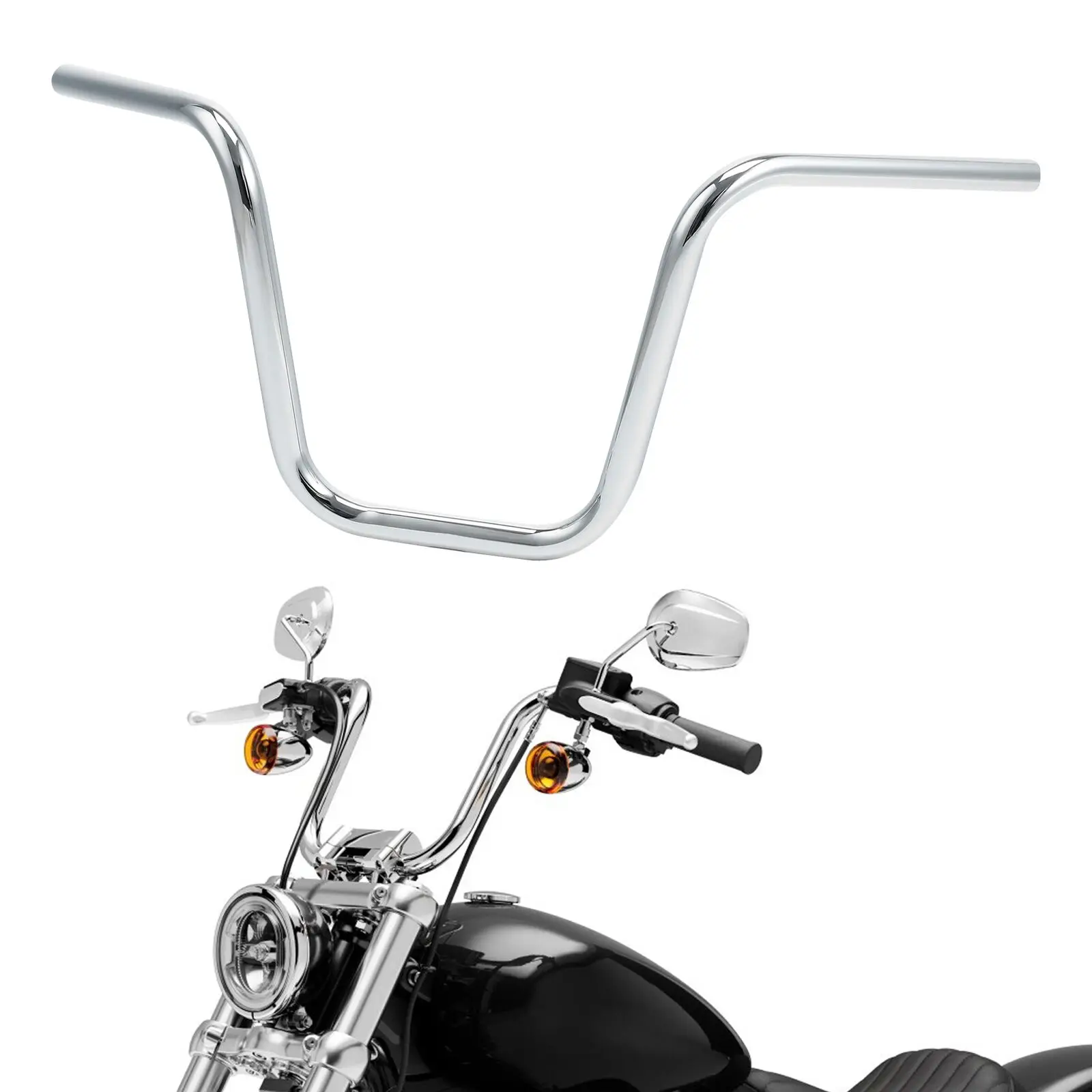 Хромированные ручки руля для Harley Touring Sportster 883 1200 Softail
Хромированные ручки руля для Harley Touring Sportster 883 1200 Softail