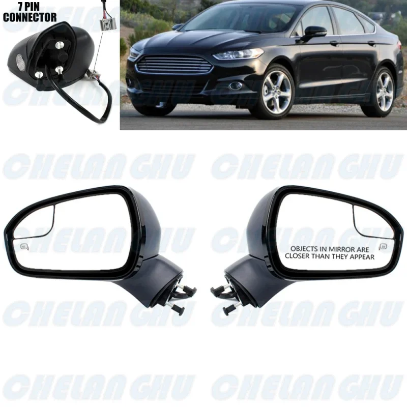 For Ford Fusion 2013 2014 2015 2016 US Version 1 Pair 7 Pins Primed Heated Power Adjust Puddle Light Mirror Assembly
For Ford Fusion 2013 2014 2015 2016 US Version 1 Pair 7 Pins Primed Heated Power Adjust Puddle Light Mirror Assembly