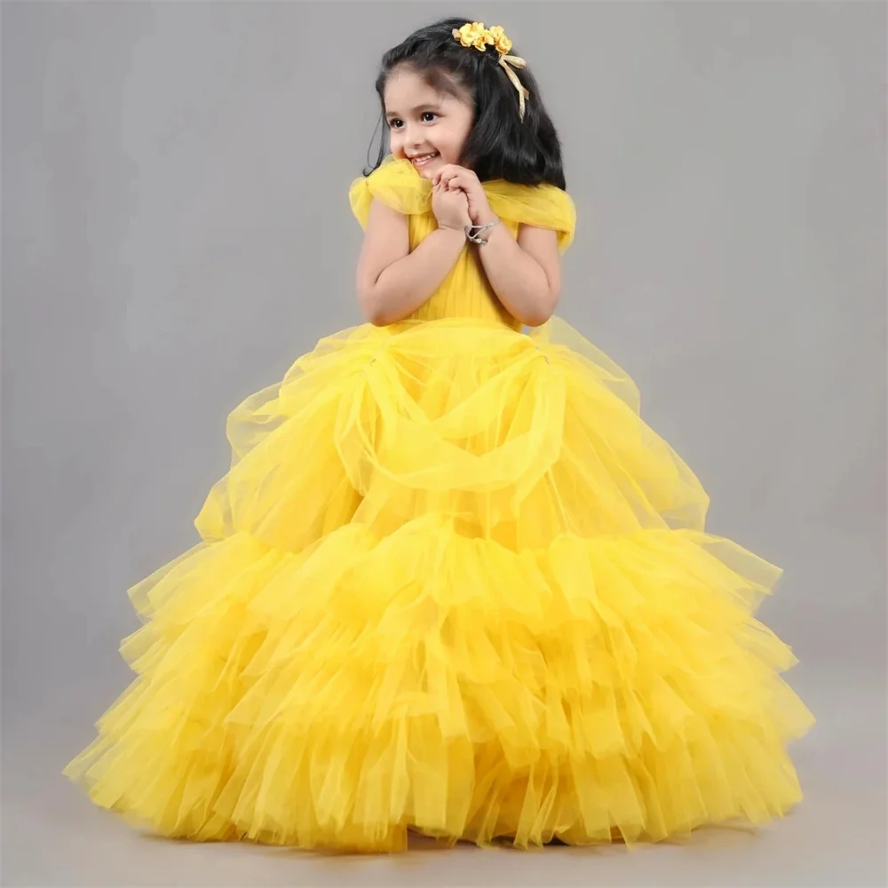 Pleat Tulle Long Ball Princess Flower Girl Dress Floor Length Wedding Customized Formal First Communion Dress New 2026
Pleat Tulle Long Ball Princess Flower Girl Dress Floor Length Wedding Customized Formal First Communion Dress New 2026