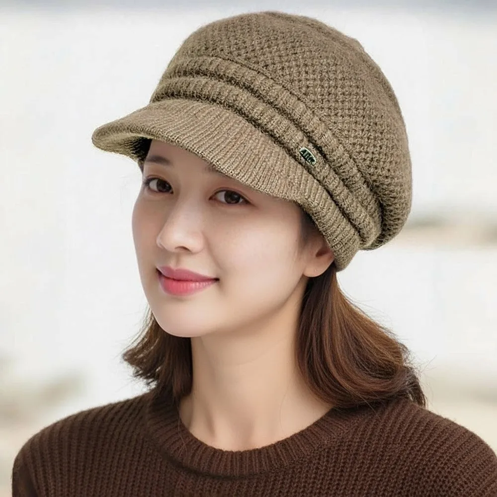Модная шерстяная женская теплая вязаная шапка, однотонная дышащая берет газетчика, повседневная шапка-бини, зимняя шапка
Модная шерстяная женская теплая вязаная шапка, однотонная дышащая берет газетчика, повседневная шапка-бини, зимняя шапка