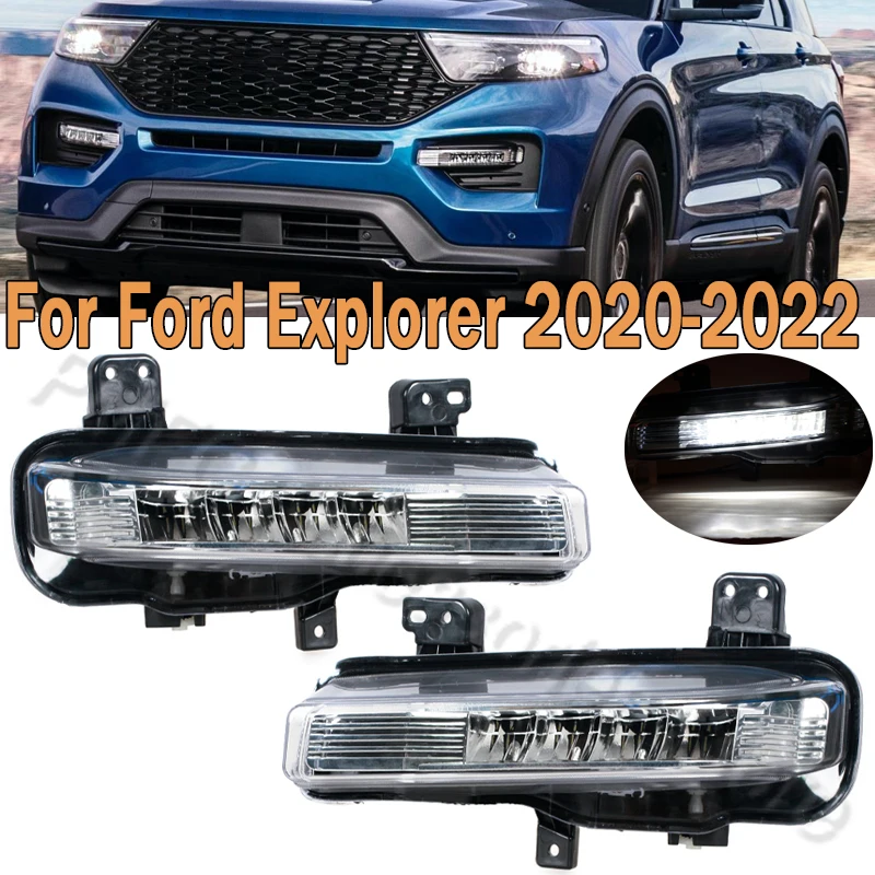 Car LED Daytime Running Light Fog Light DRL Driving Fog Lamp Accessories For Ford Explorer 2020-2022 LB5Z‑15201‑B LB5Z‑15200‑E
Car LED Daytime Running Light Fog Light DRL Driving Fog Lamp Accessories For Ford Explorer 2020-2022 LB5Z‑15201‑B LB5Z‑15200‑E