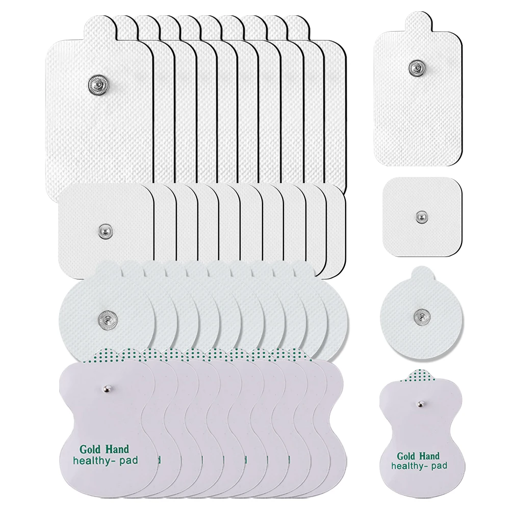 Physiotherapy Electrodes for TENS Muscle Electrostimulation Patches Self-adhesive Electrodes Pads Pulse Massager Accessories
Physiotherapy Electrodes for TENS Muscle Electrostimulation Patches Self-adhesive Electrodes Pads Pulse Massager Accessories