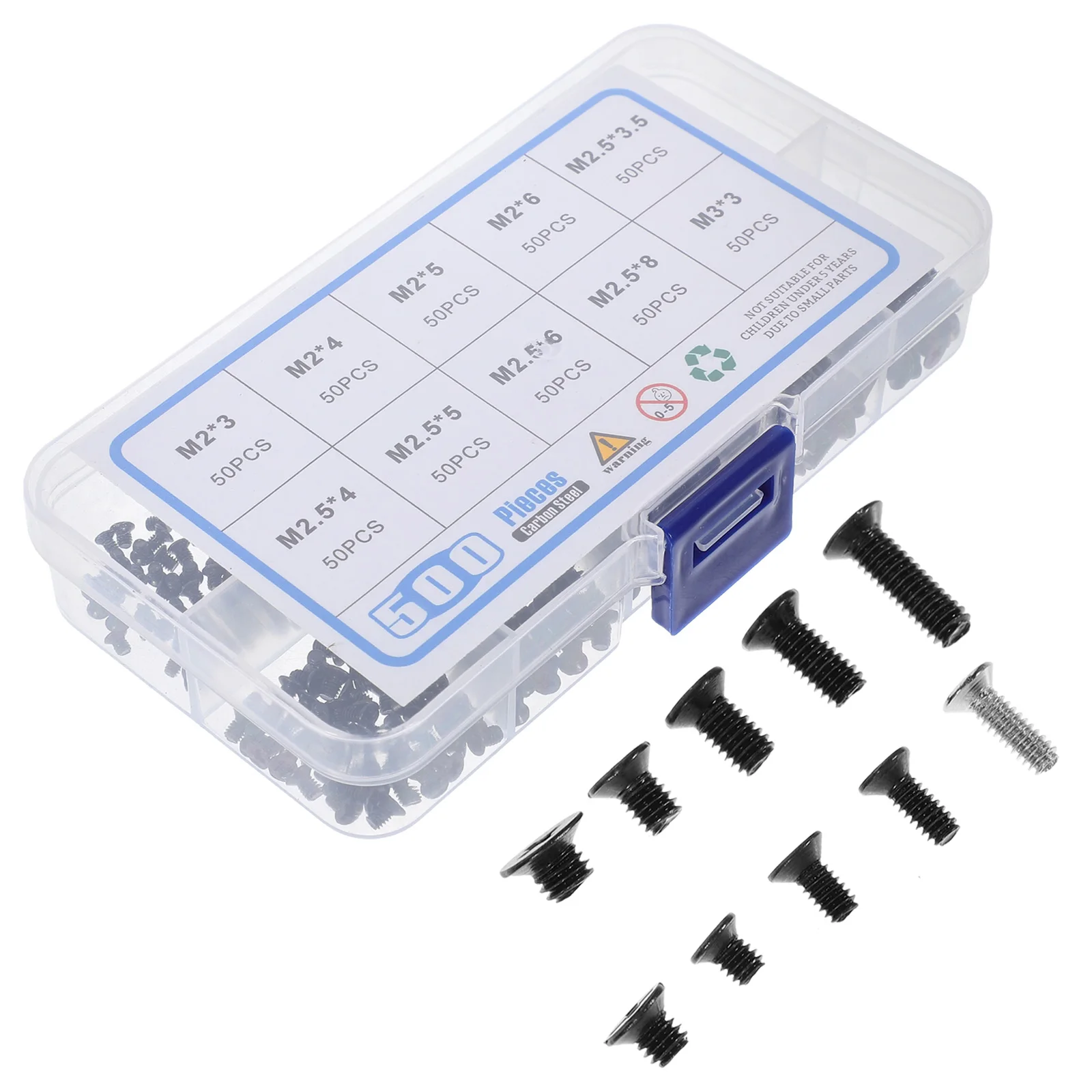 1 set Laptop Repair Screws M2 M2.5 Flat Head Self-tapping Countersunk Computer Assortment Screw Combination Durability
1 set Laptop Repair Screws M2 M2.5 Flat Head Self-tapping Countersunk Computer Assortment Screw Combination Durability