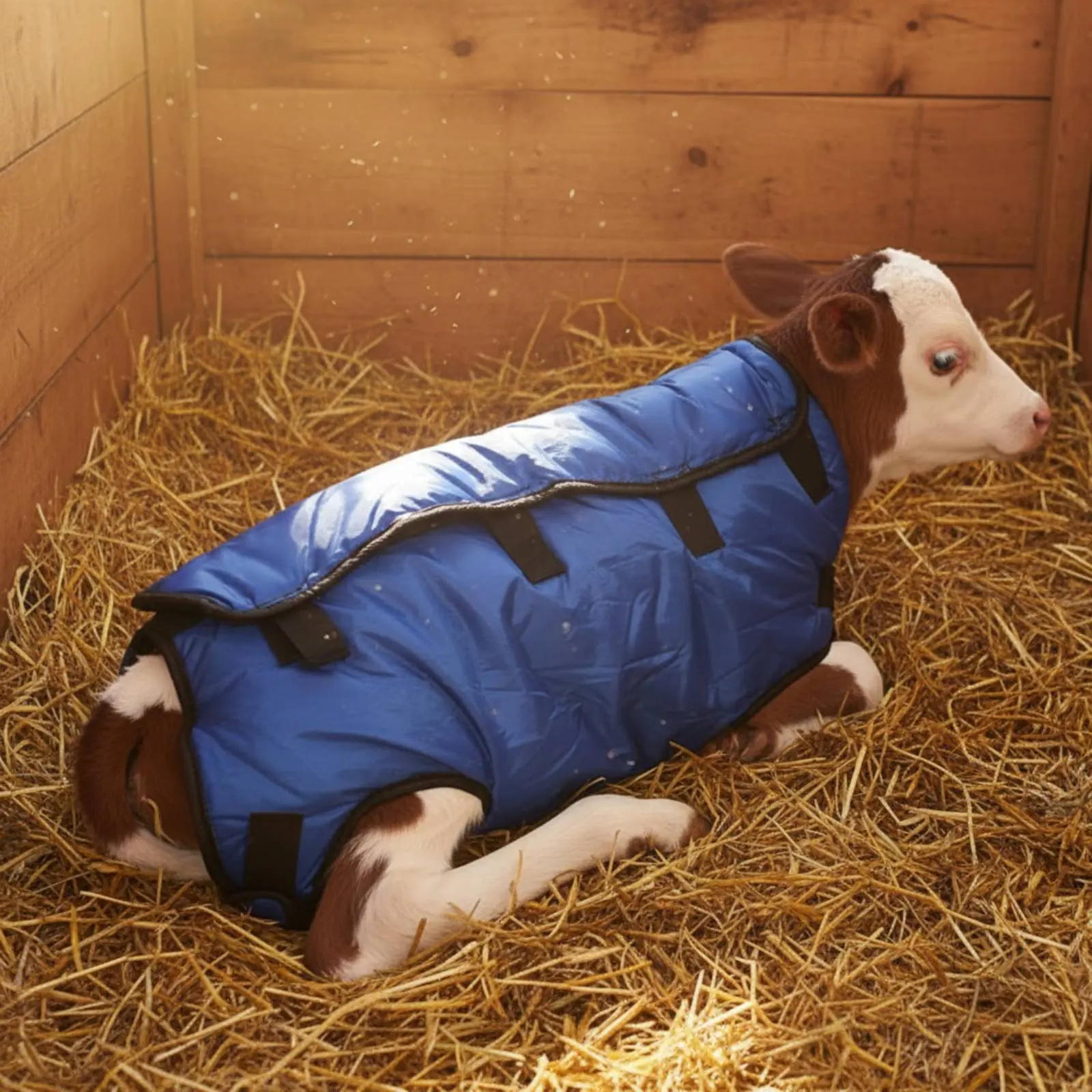 Calf Jacket Thickened Newborn Calf Coat Livestock Heating Coat Adjustable Straps Livestock Clothing Fleece Lined for Farmers
Calf Jacket Thickened Newborn Calf Coat Livestock Heating Coat Adjustable Straps Livestock Clothing Fleece Lined for Farmers