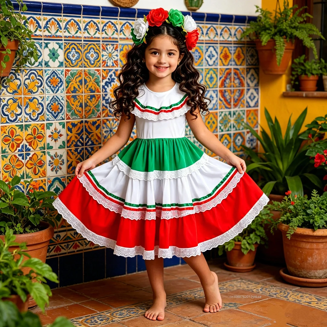 Mexican Traditional Ethnic Cultural Fiesta Celebration Birthday Party Stage Performance Cosplay Chica Carnival Dance Costume
Mexican Traditional Ethnic Cultural Fiesta Celebration Birthday Party Stage Performance Cosplay Chica Carnival Dance Costume