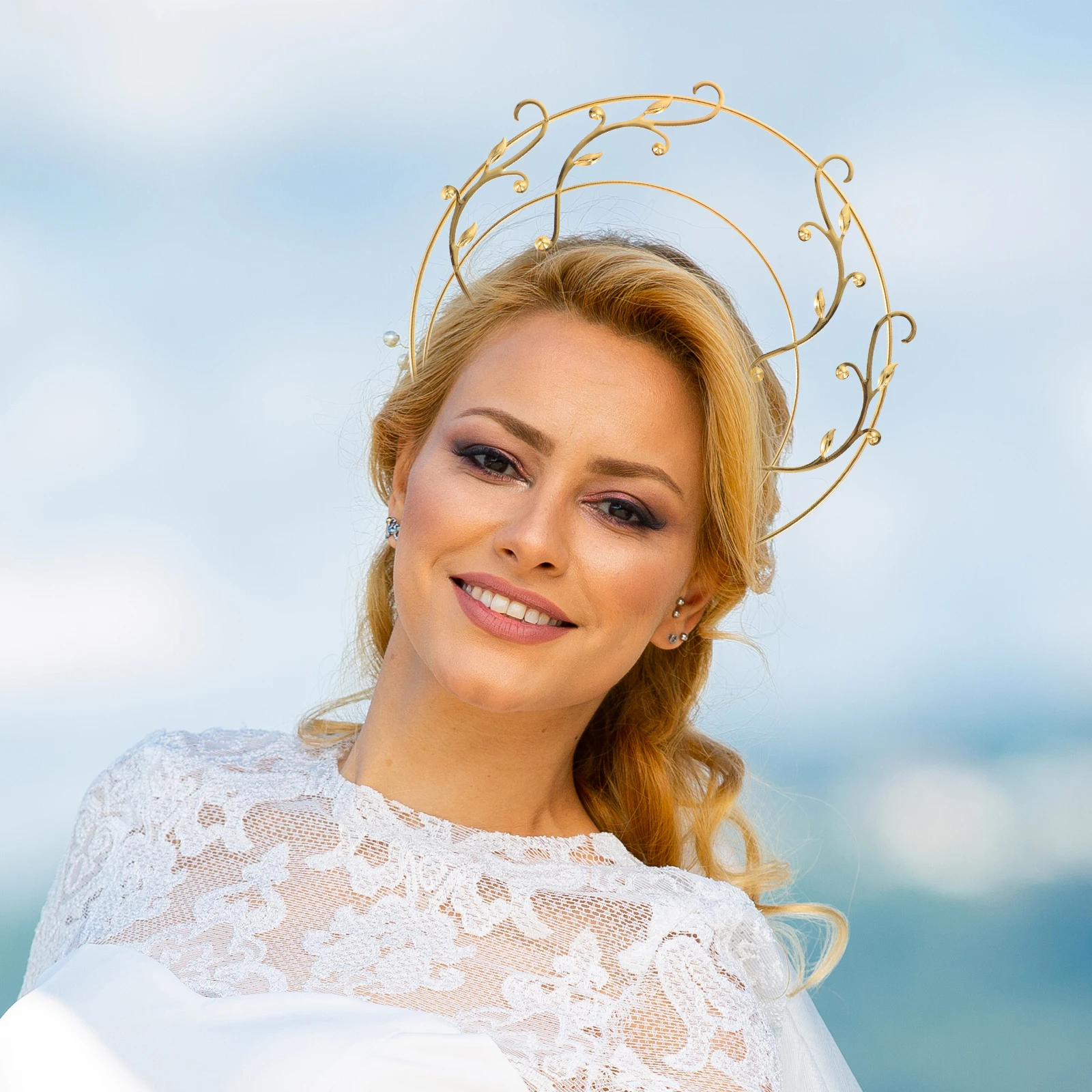 Ancient Style Crown Hair Accessory Elegant Hairstyles Wedding Party Prom Vintage Headwear Headband Golden Headdress 
Ancient Style Crown Hair Accessory Elegant Hairstyles Wedding Party Prom Vintage Headwear Headband Golden Headdress