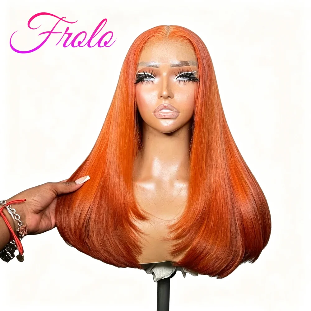 210 Density Ginger Hd Lace Front 13x6 Human Hair Wig 350 Ginger Orange Colored Pre Plucked Brazilian Straight Human Hair Wig For Women Sale
210 Density Ginger Hd Lace Front 13x6 Human Hair Wig 350 Ginger Orange Colored Pre Plucked Brazilian Straight Human Hair Wig For Women Sale