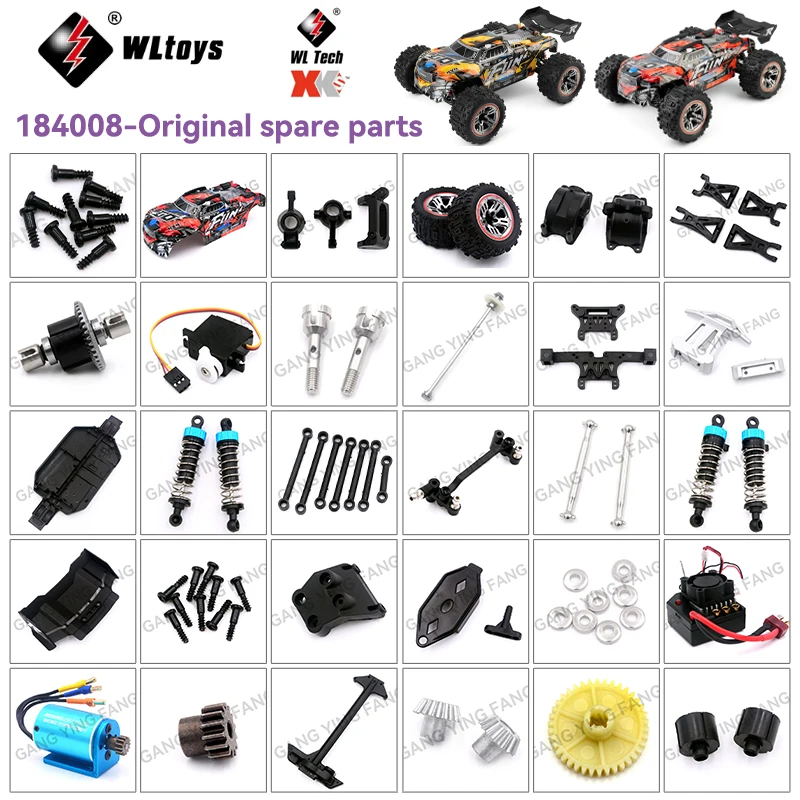 WLtoys XK 1/18 184008 RC Car Spare Parts Digital Servo Charger Steering Rod Shock Absorber Remote Control Pull rod Chassis
WLtoys XK 1/18 184008 RC Car Spare Parts Digital Servo Charger Steering Rod Shock Absorber Remote Control Pull rod Chassis