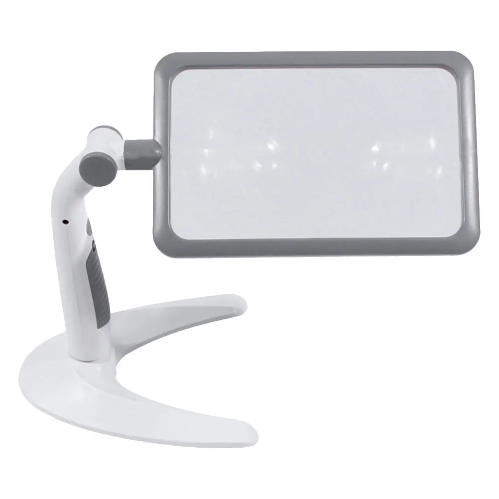 LED Lighted Magnifying Tool Adjustable Color Temperature Desktop Handheld Magnifier Clear Lens Portable for Seniors
LED Lighted Magnifying Tool Adjustable Color Temperature Desktop Handheld Magnifier Clear Lens Portable for Seniors