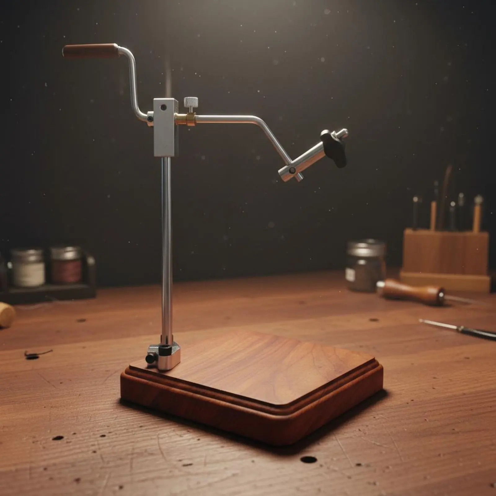 Rotary Fly Tying Vise Stable Base Fly Tying Vise Fishing Equipment Instant Release Bobbin Cradle Included for Workshop
Rotary Fly Tying Vise Stable Base Fly Tying Vise Fishing Equipment Instant Release Bobbin Cradle Included for Workshop