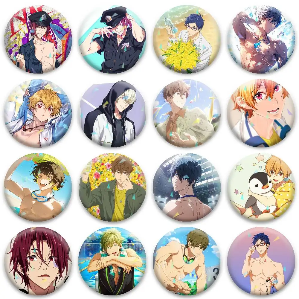 F-Free Swimming Anime Badges Niche Design Brooch for Backpack Lapel Pins Creative Accessories
F-Free Swimming Anime Badges Niche Design Brooch for Backpack Lapel Pins Creative Accessories