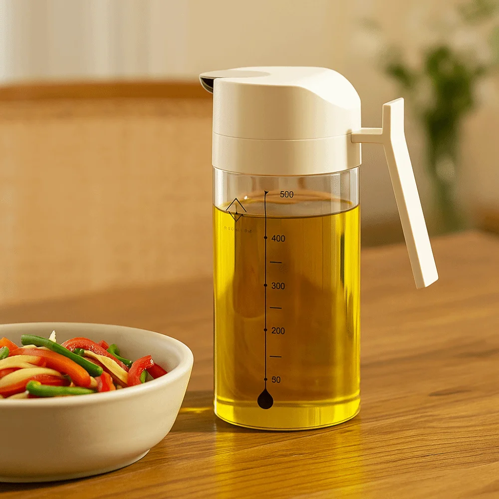 Leak Proof Cooking Oil Pot Automatic Cap No-drip Pourers Liquid Seasoning Bottle Twist Seal Anti-slip Glass Oil Cruet Container
Leak Proof Cooking Oil Pot Automatic Cap No-drip Pourers Liquid Seasoning Bottle Twist Seal Anti-slip Glass Oil Cruet Container