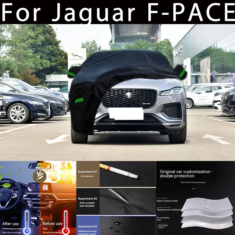For Jaguar F-PACE Outdoor Protection Full Car Covers Snow Cover Sunshade Waterproof Dustproof Exterior Car accessories
For Jaguar F-PACE Outdoor Protection Full Car Covers Snow Cover Sunshade Waterproof Dustproof Exterior Car accessories