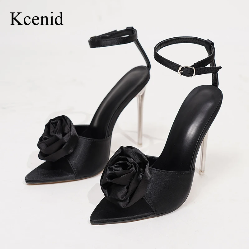 Kcenid Summer Women Pointed Toe Sandals Fashion Rose Flower Stiletto High Heels Buckle Strap Sandals Ladies Party Shoes
Kcenid Summer Women Pointed Toe Sandals Fashion Rose Flower Stiletto High Heels Buckle Strap Sandals Ladies Party Shoes