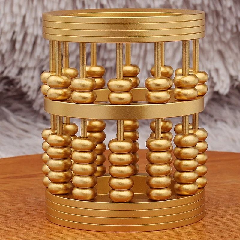 Brass Abacus Pen Holder, Gold 10,000 Taels, New Chinese Ornaments, Desktop Creative Gifts, Copper Artworks, Home Decorations
Brass Abacus Pen Holder, Gold 10,000 Taels, New Chinese Ornaments, Desktop Creative Gifts, Copper Artworks, Home Decorations