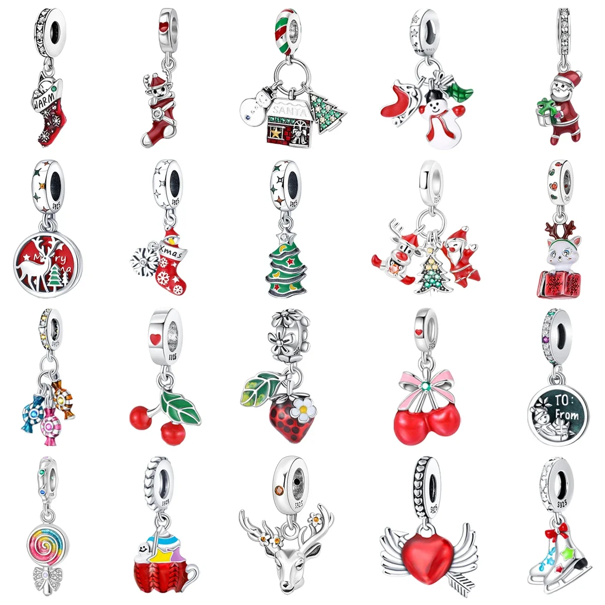 Original 925 Sterling Silver Christmas Gift Snowflake Snowman Moose Beads Charms for Pan Bracelet DIY Women Jewellery
Original 925 Sterling Silver Christmas Gift Snowflake Snowman Moose Beads Charms for Pan Bracelet DIY Women Jewellery