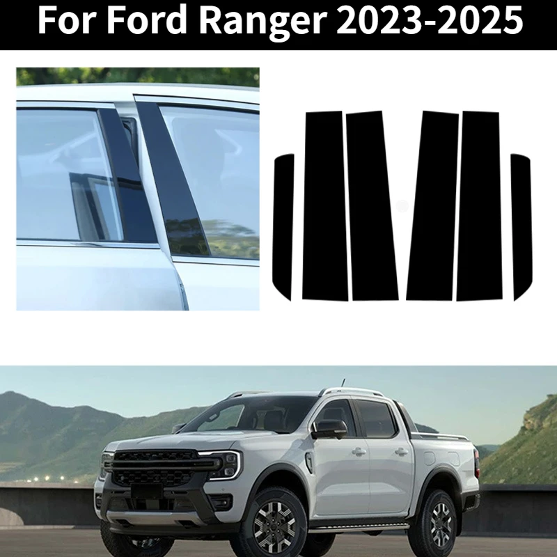6Pcs Glossy Black Car Window Door Column B C Pillar Post Cover Trim For Ford Ranger 2023 2024 2025 Auto Exterior Decor Stickers
6Pcs Glossy Black Car Window Door Column B C Pillar Post Cover Trim For Ford Ranger 2023 2024 2025 Auto Exterior Decor Stickers