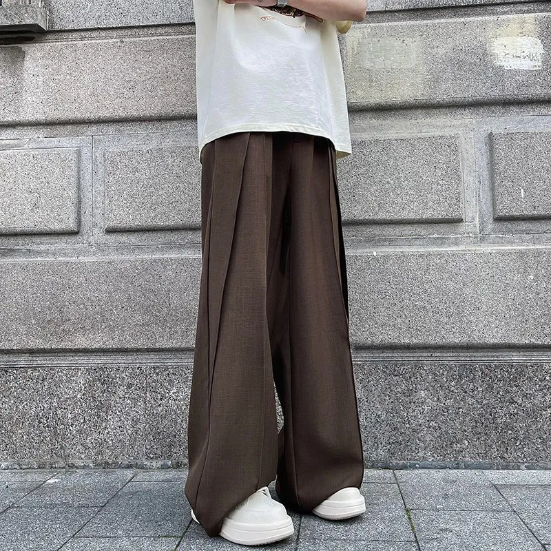 Новый Sle японский свободный крой мужской костюм брюки не требуется глажка длиной до пола драпированные широкие брюки повседневный молодежный летний тренд
Новый Sle японский свободный крой мужской костюм брюки не требуется глажка длиной до пола драпированные широкие брюки повседневный молодежный летний тренд