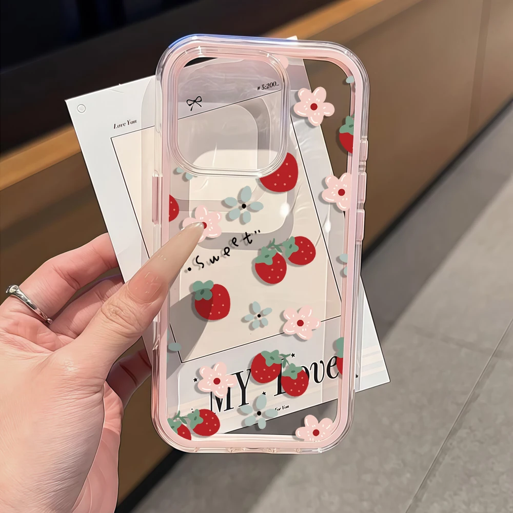 Summer Strawberry Soft Airbag Clear Phone Case For iPhone 17 Pro Max 16 15 13 12 11 14 Pro Max Air 7 8 Plus XR Transparent Cover
Summer Strawberry Soft Airbag Clear Phone Case For iPhone 17 Pro Max 16 15 13 12 11 14 Pro Max Air 7 8 Plus XR Transparent Cover