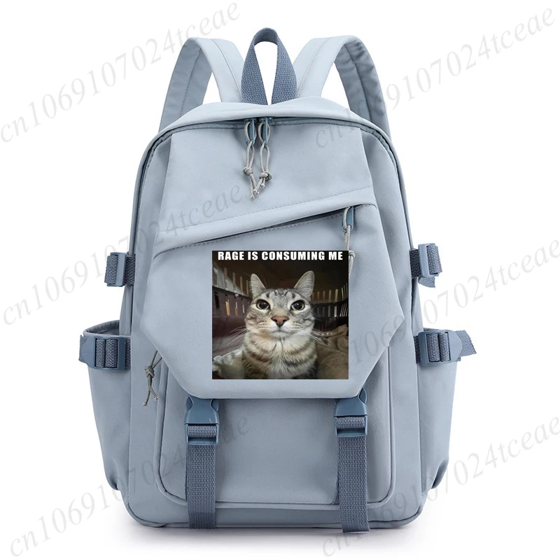 Rage Consumes Me Cat Flower Cute Kitty Cat Meme Студенческий рюкзак Повседневная водонепроницаемая сумка на плечо Модная дорожная сумка для колледжа
Rage Consumes Me Cat Flower Cute Kitty Cat Meme Студенческий рюкзак Повседневная водонепроницаемая сумка на плечо Модная дорожная сумка для колледжа
