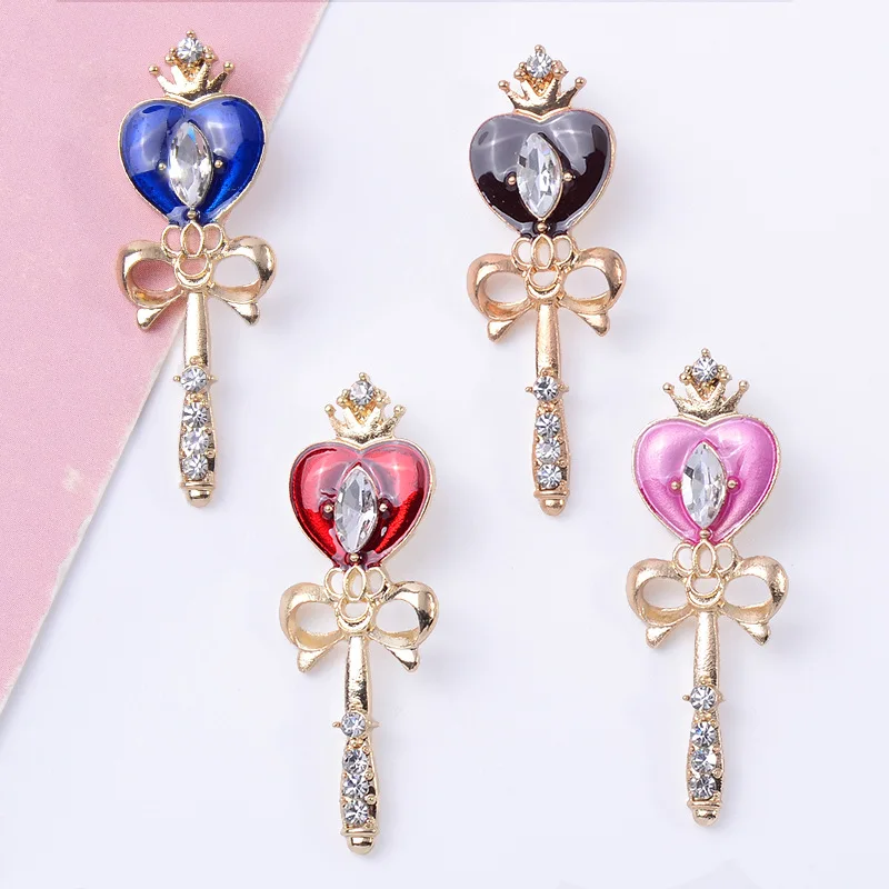 100Pc set UV color retention electroplating pendant crown love magic scepter DIY homemade keychain alloy wholesale
100Pc set UV color retention electroplating pendant crown love magic scepter DIY homemade keychain alloy wholesale