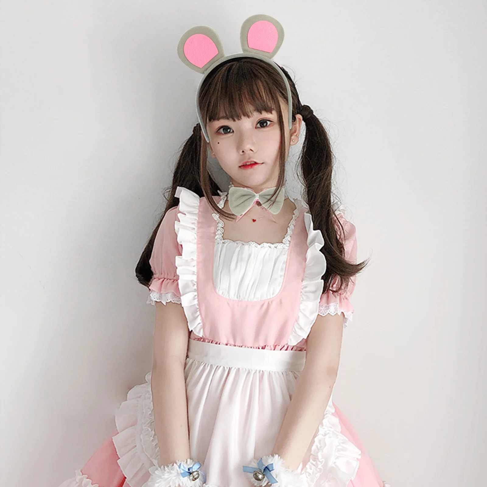 Mouse Cosplay Set Costume Supplies Headb Tail Bow Girls Size Fits Party Fashion Show Masquerade Ball Accessories 
Mouse Cosplay Set Costume Supplies Headb Tail Bow Girls Size Fits Party Fashion Show Masquerade Ball Accessories