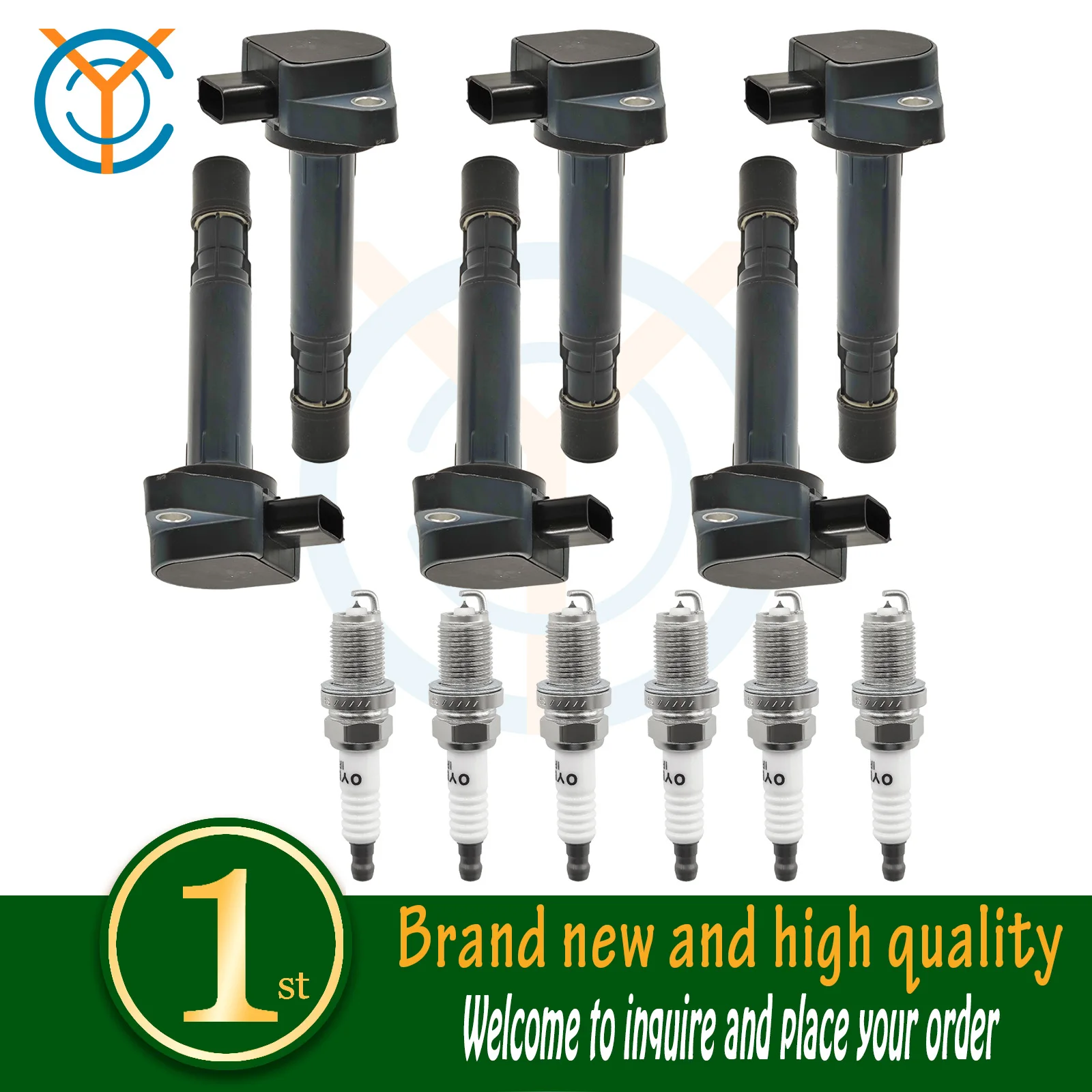 30520P8EA01 6PCS Ignition Coil+6pcs Iridium Spark Plug Fits Compatible with HONDA ACCORD 3.0L Pilot LEGEND ACURA MDX 3.5L 3.7L
30520P8EA01 6PCS Ignition Coil+6pcs Iridium Spark Plug Fits Compatible with HONDA ACCORD 3.0L Pilot LEGEND ACURA MDX 3.5L 3.7L