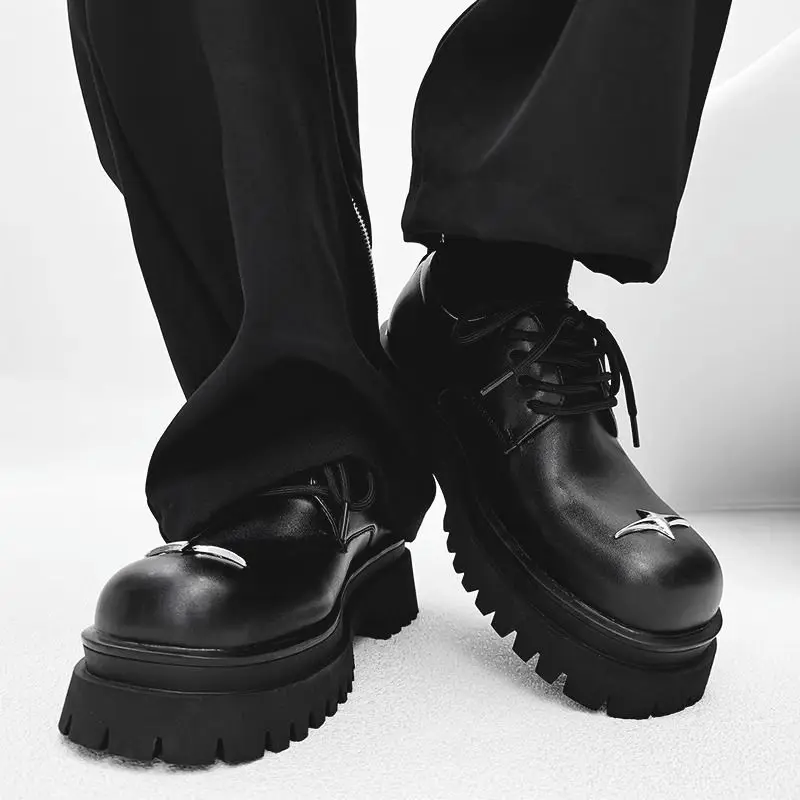 2025 Niche High-end Trendy Men British Style Vibe Leather Commuting Versatile Round Head Platform Big Head Derby Shoes
2025 Niche High-end Trendy Men British Style Vibe Leather Commuting Versatile Round Head Platform Big Head Derby Shoes