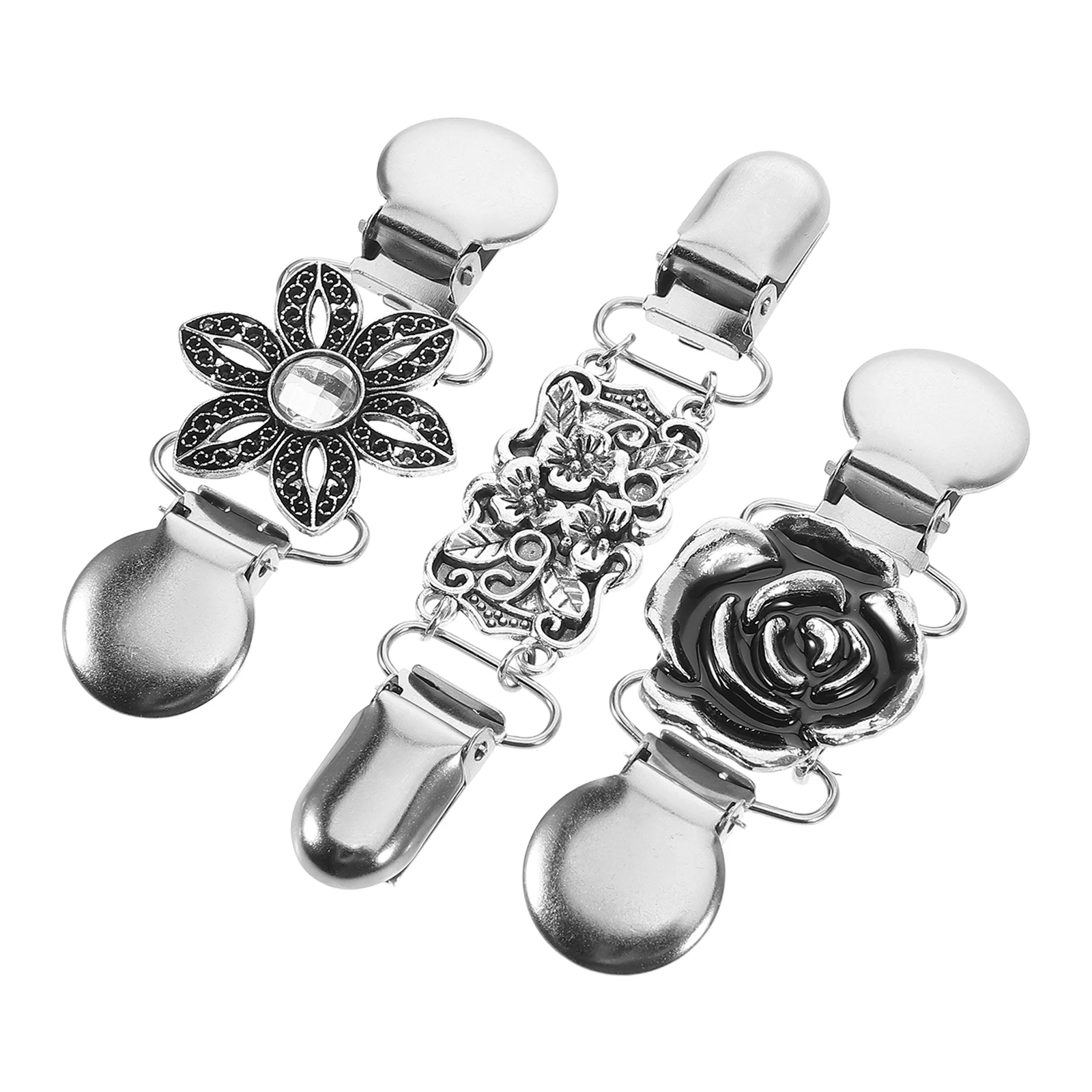 3 Pcs Retro Sweater Clips Elegant Cardigan Pins for Shawl Collar Cinch Clasp Accessories Fashion Vintage Clothing
3 Pcs Retro Sweater Clips Elegant Cardigan Pins for Shawl Collar Cinch Clasp Accessories Fashion Vintage Clothing