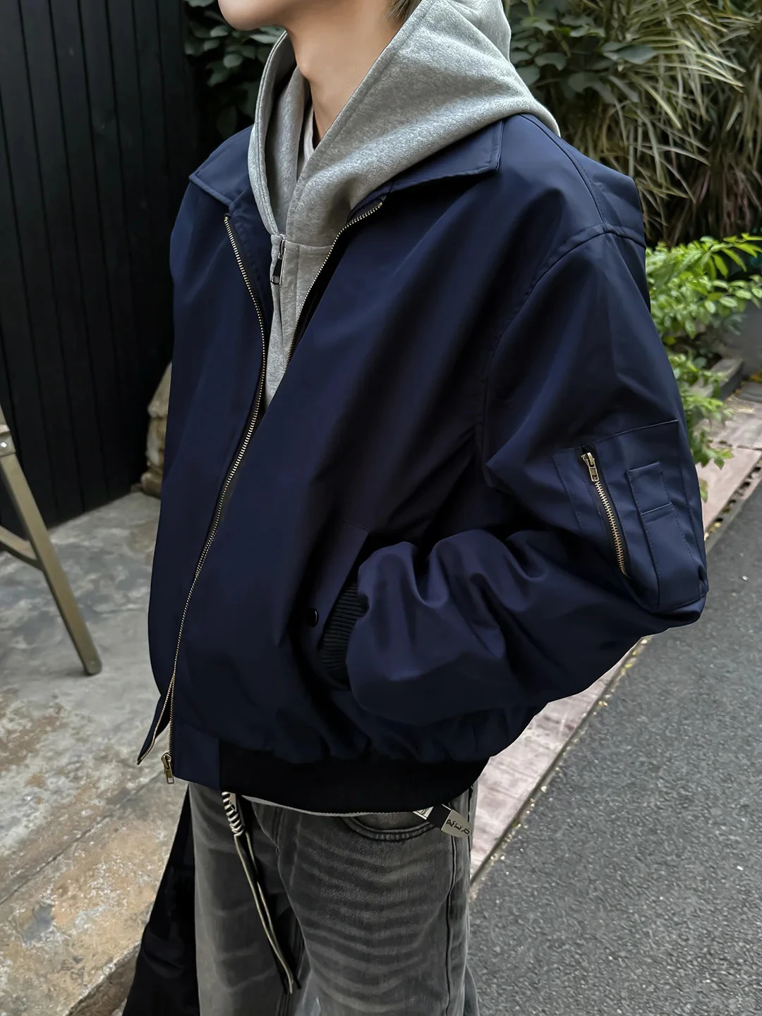 Cleanfit ort Bomber Jaet Men's Sle Spring American Collar Baseball orm Royal Blue Pilot Coat Youth Trend Loose Fit
Cleanfit ort Bomber Jaet Men's Sle Spring American Collar Baseball orm Royal Blue Pilot Coat Youth Trend Loose Fit
