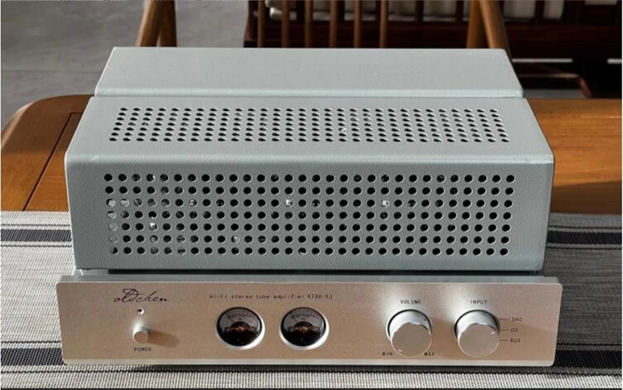 Oldchen KT88 K3 Electron Tube Amplifier Home Theater Hifi Stereo Tube Amplifier with Bluetooth 5.0 Audio Amplifier Class A 4Ω-8Ω
Oldchen KT88 K3 Electron Tube Amplifier Home Theater Hifi Stereo Tube Amplifier with Bluetooth 5.0 Audio Amplifier Class A 4Ω-8Ω