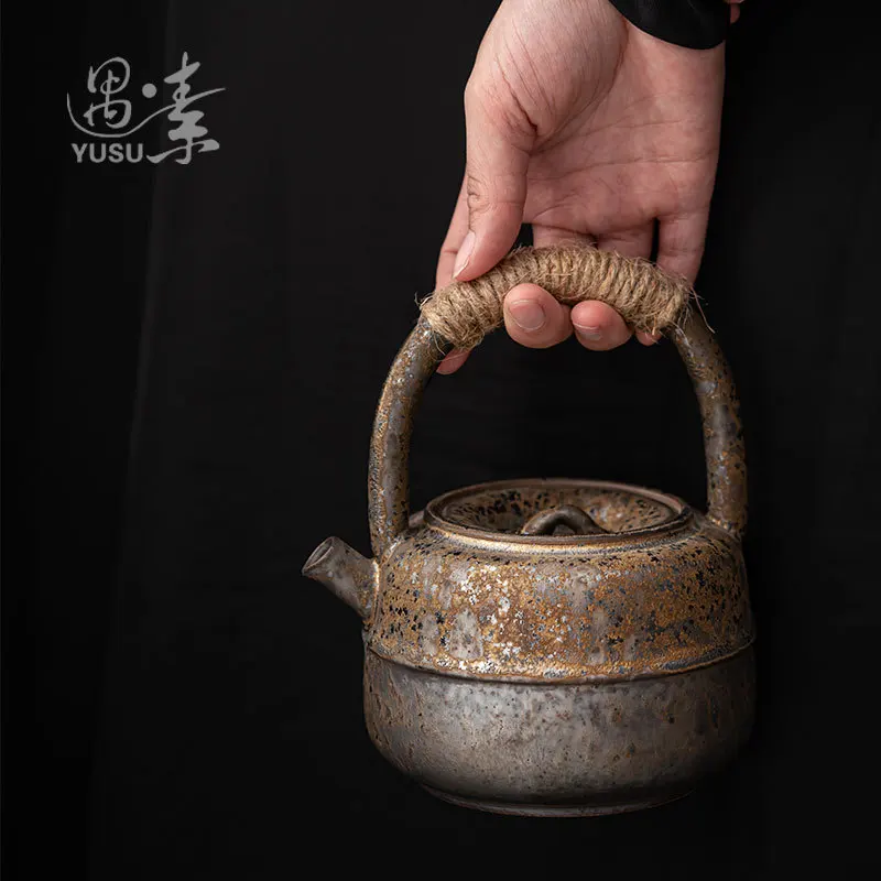 WW retro ceramic teapot beam pot household with filter tea kettle Chinese kung fu tea set
WW retro ceramic teapot beam pot household with filter tea kettle Chinese kung fu tea set