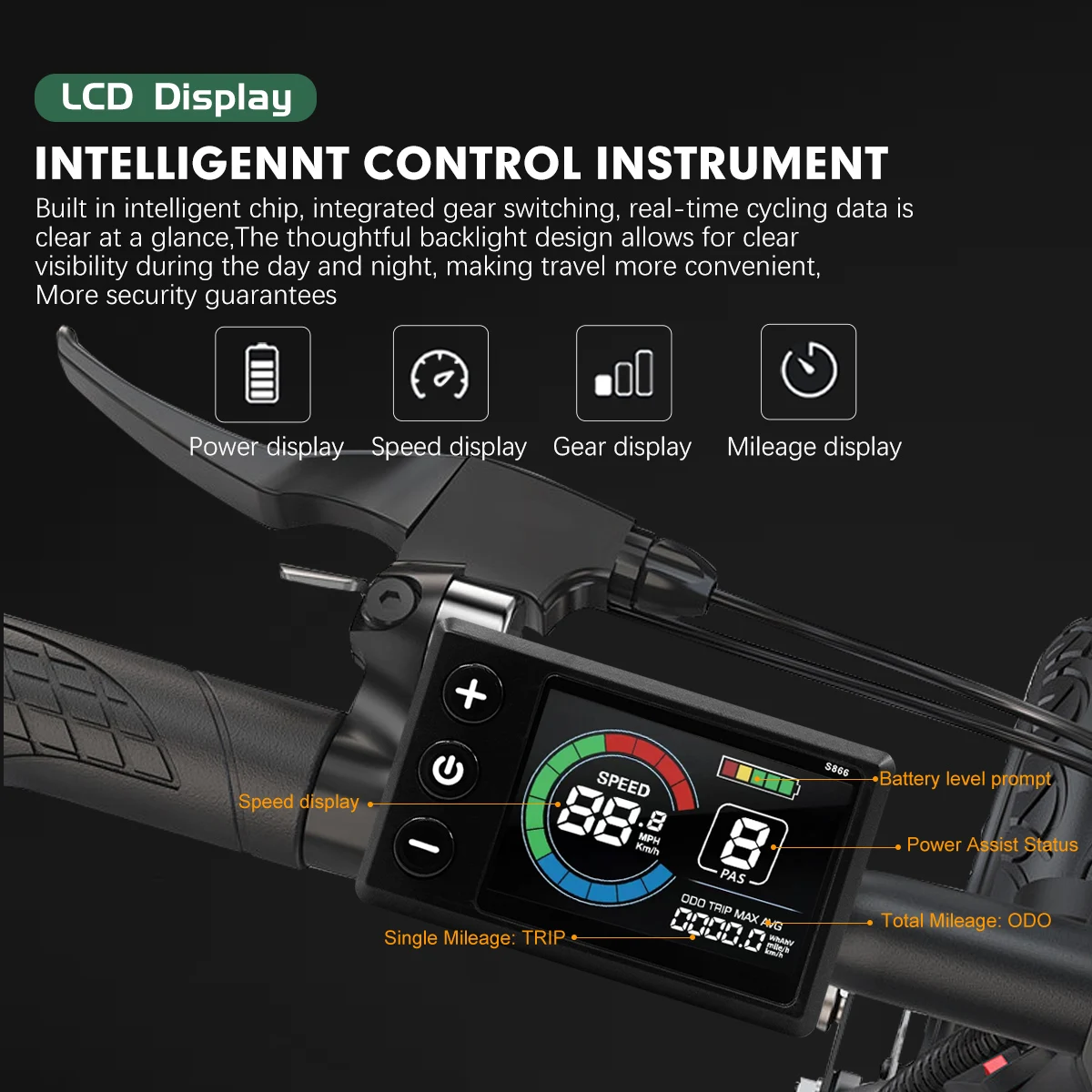 Новый ЖК-дисплей для электрического велосипеда S866 с USB 24 В/36 В/48 В 5-контактным водонепроницаемым разъемом для No. Интеллектуальный контроллер с двумя протоколами
Новый ЖК-дисплей для электрического велосипеда S866 с USB 24 В/36 В/48 В 5-контактным водонепроницаемым разъемом для No. Интеллектуальный контроллер с двумя протоколами