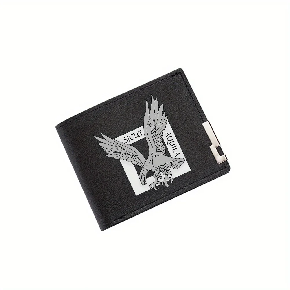 Eagle wings spread Latin words shape Men's Wallet Printing Design Simple Modern Stylish Business Father's Boyfriend's Christmas
Eagle wings spread Latin words shape Men's Wallet Printing Design Simple Modern Stylish Business Father's Boyfriend's Christmas