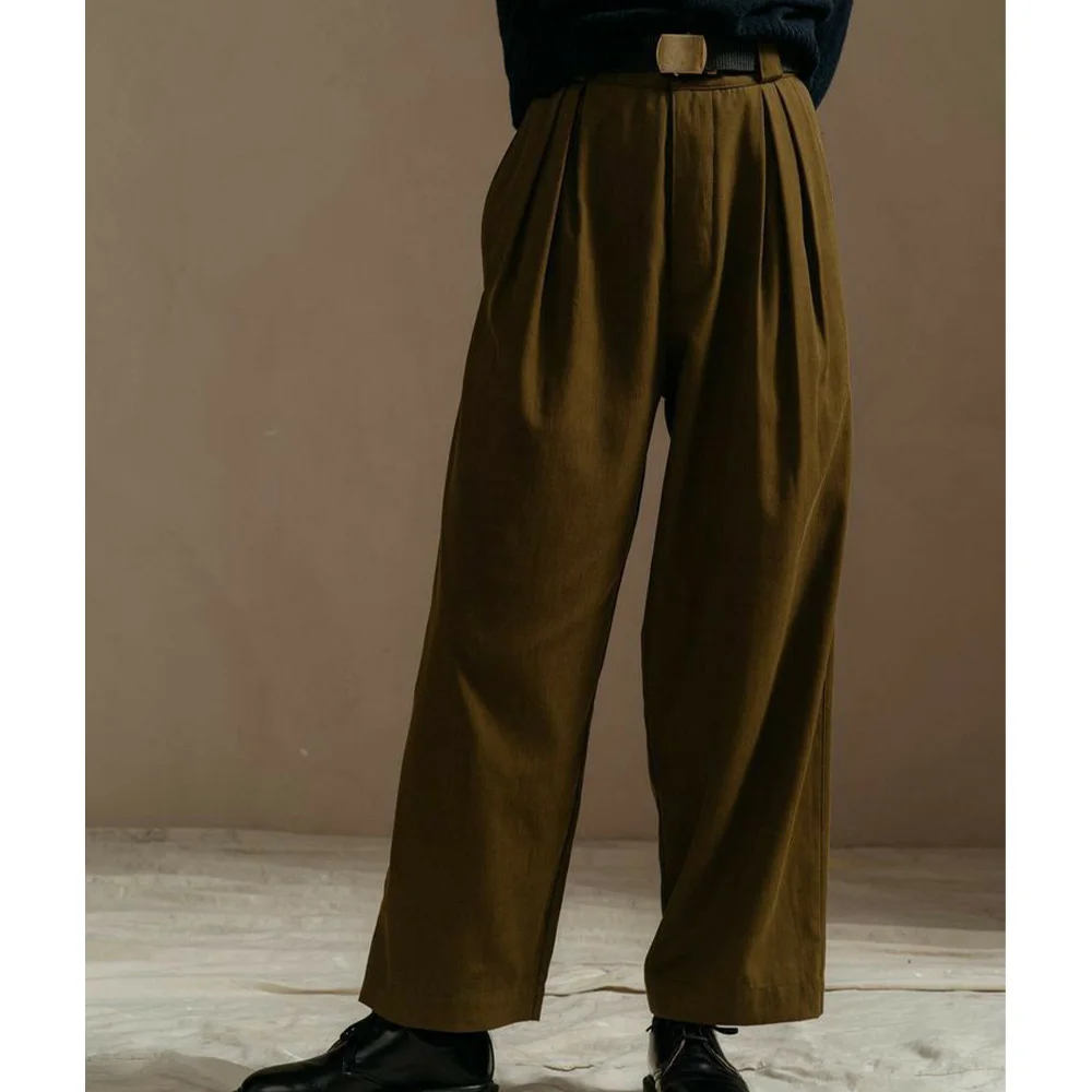 Мужские плиссированные брюки с низкой посадкой, прямые свободные повседневные деловые офисные брюки, удобные дышащие вечерние платья для мужчин
Мужские плиссированные брюки с низкой посадкой, прямые свободные повседневные деловые офисные брюки, удобные дышащие вечерние платья для мужчин