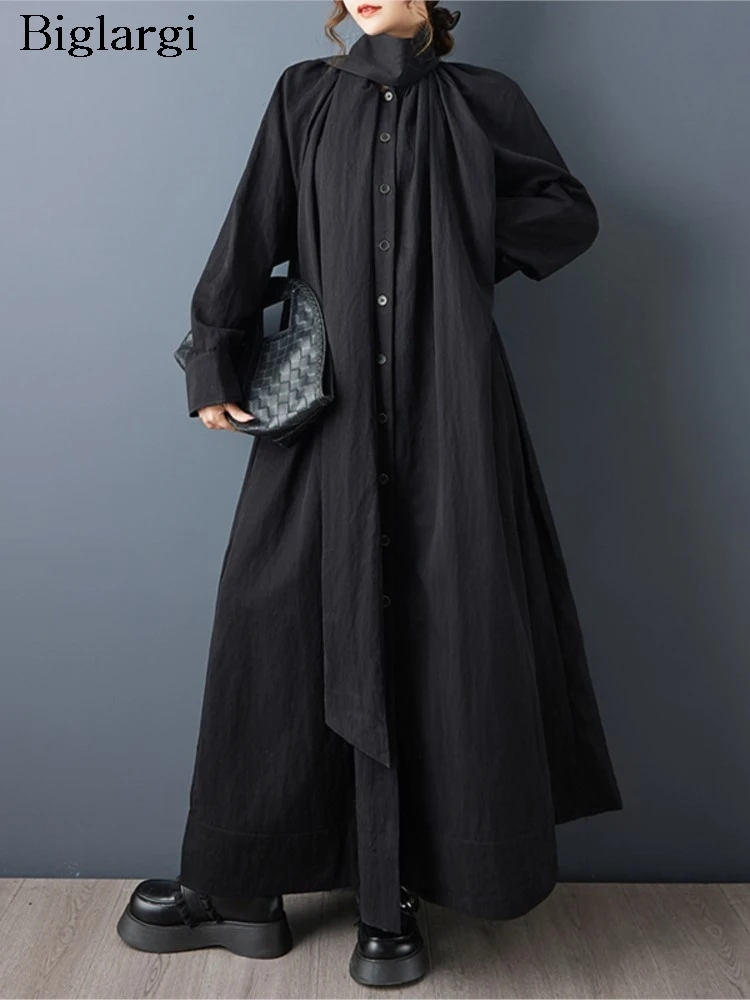 Oversized Spring Autumn Long Trench Coat Dress Women Irregular Fashion Ladies Windbreak Loose Woman Coats
Oversized Spring Autumn Long Trench Coat Dress Women Irregular Fashion Ladies Windbreak Loose Woman Coats