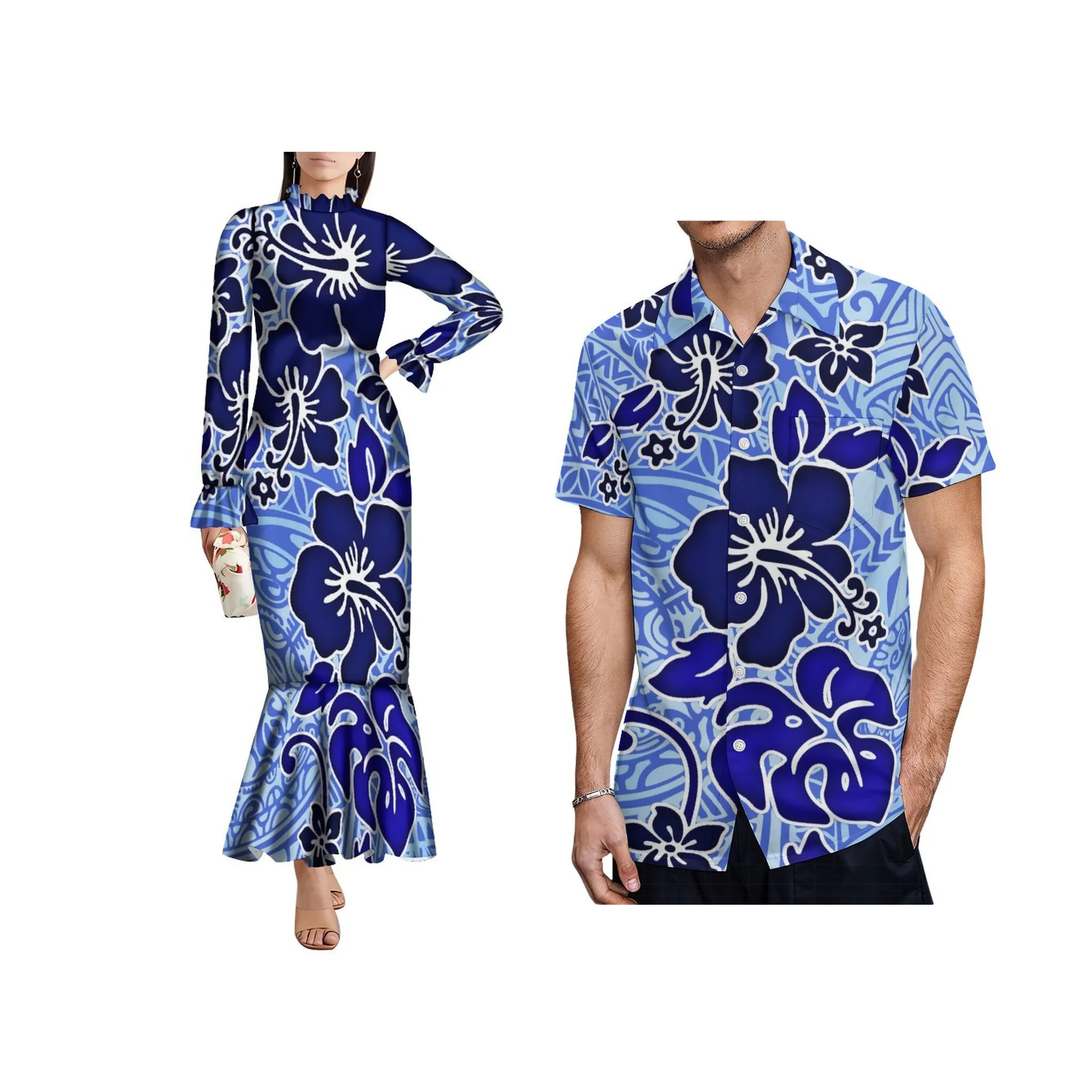 Drop Shipping Custom Logo Polynsian Island Design Fashion Frilled Collar Mermaid Dress Plus Size Women Fishtail Evening Dress
Drop Shipping Custom Logo Polynsian Island Design Fashion Frilled Collar Mermaid Dress Plus Size Women Fishtail Evening Dress