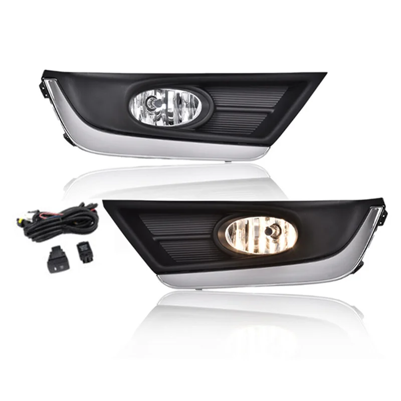 Durable 1Pair Front Halogen Fog Lights Trim Cover Driving Lamps W/Wiring Kit For Honda CR-V CRV 2017-2019 HO2593141 HO2592141
Durable 1Pair Front Halogen Fog Lights Trim Cover Driving Lamps W/Wiring Kit For Honda CR-V CRV 2017-2019 HO2593141 HO2592141
