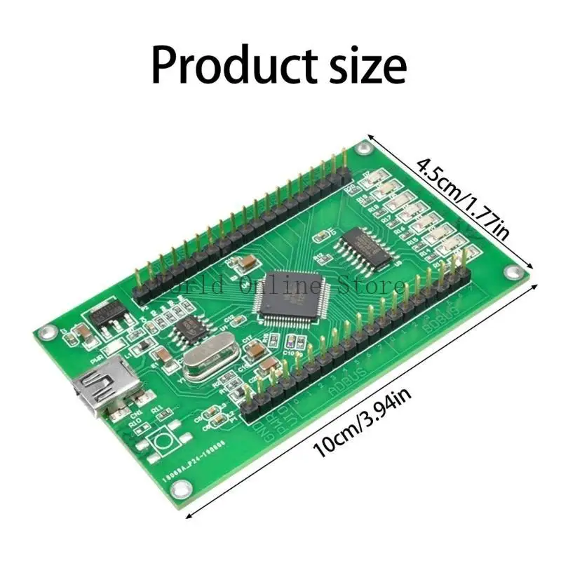 FT2232HL Учебная плата USB до двух последовательных портов и плата конвертеров SPI для разработчиков оборудования 87HC
FT2232HL Учебная плата USB до двух последовательных портов и плата конвертеров SPI для разработчиков оборудования 87HC