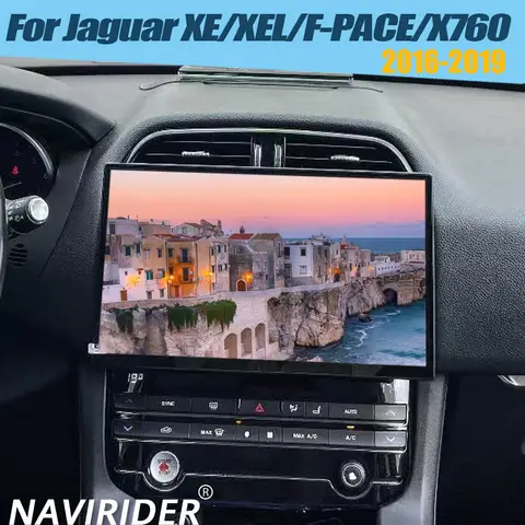 For Jaguar XE XEL F-PACE 2016-2019 Multimedia Video Player HeadUnit GPS Navigation Wireless Carplay 13inch Android 15 Car Radio