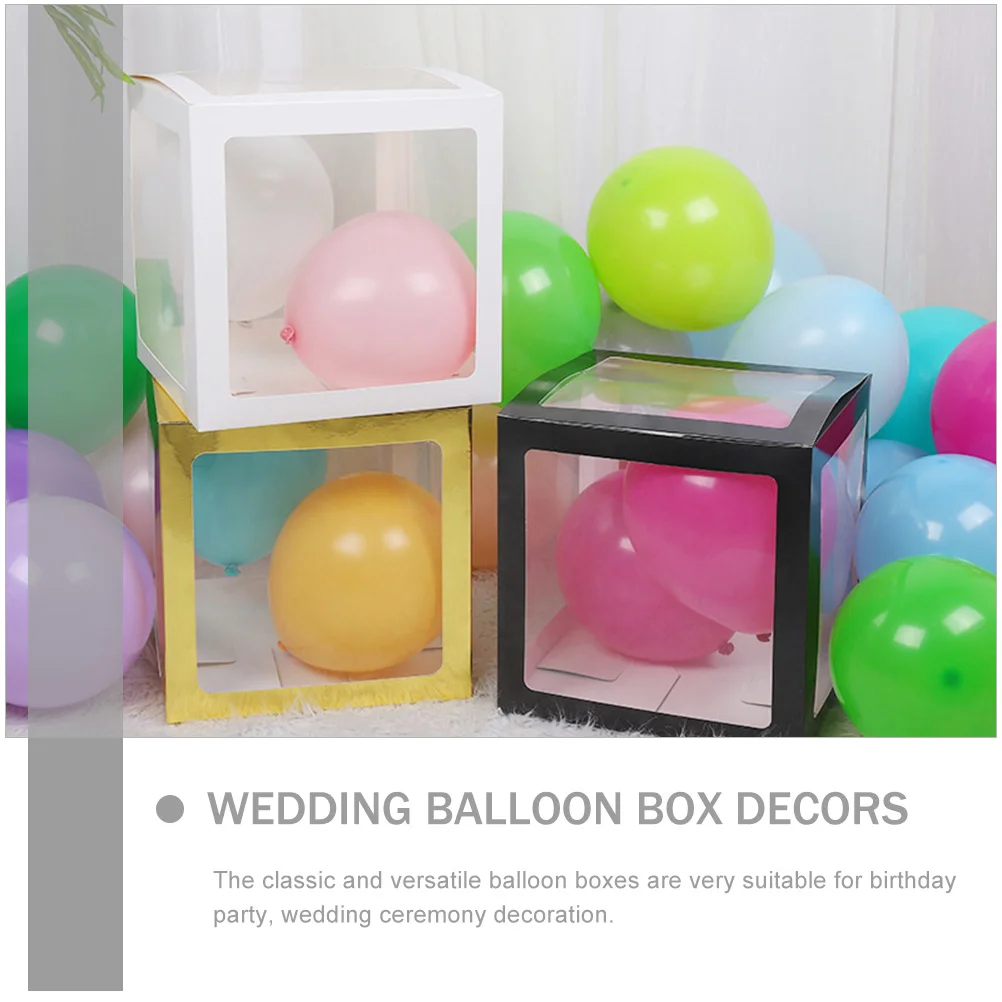 4pcs Balloon Gift Box Decors Birthday Party Wedding Cardboard Cases Attractive Festival Decorations DIY Letter Boxes
4pcs Balloon Gift Box Decors Birthday Party Wedding Cardboard Cases Attractive Festival Decorations DIY Letter Boxes