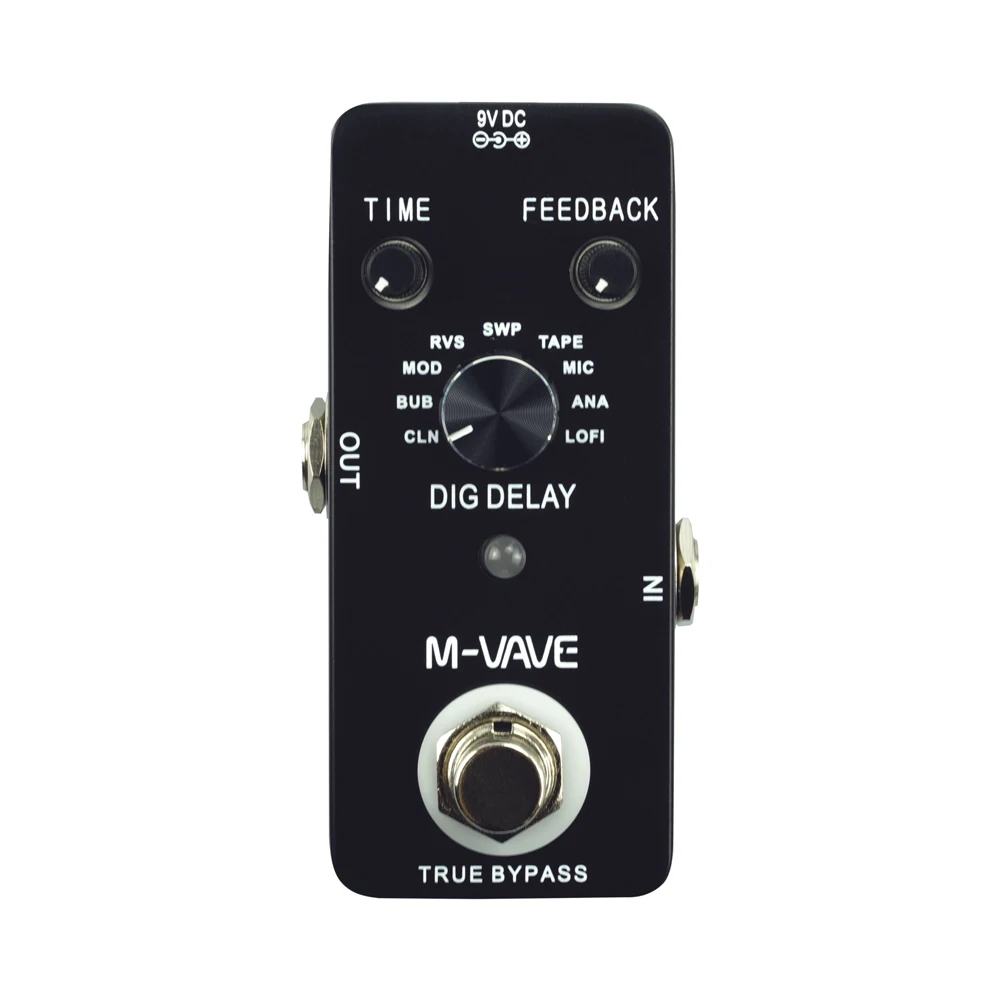 2025 Hot SellM-VAVE DIG DELAY Digital Delay Guitar Effect Pedal With 9 Delay Effects True Bypass Guitar Pedal Accessories
2025 Hot SellM-VAVE DIG DELAY Digital Delay Guitar Effect Pedal With 9 Delay Effects True Bypass Guitar Pedal Accessories