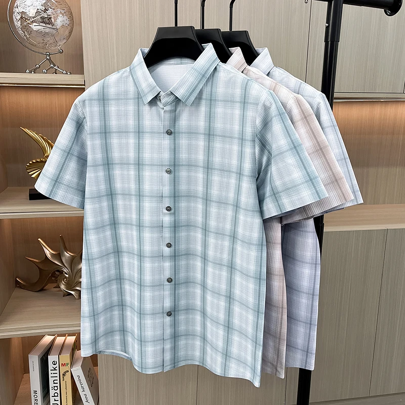 Summer New Men's Plaid Fashionable Versatile Breathable Skin-Friendly Comfortable Shirt/Lwl-Tf6667
Summer New Men's Plaid Fashionable Versatile Breathable Skin-Friendly Comfortable Shirt/Lwl-Tf6667