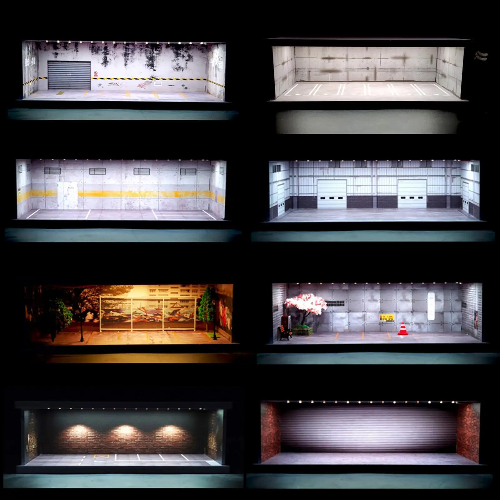 1:64 Parking Lot with LED Mini Model Car Storage Boxes for Diecast Car Collection Layout Diorama 11.81 x 5.51 x 3.94Inches
1:64 Parking Lot with LED Mini Model Car Storage Boxes for Diecast Car Collection Layout Diorama 11.81 x 5.51 x 3.94Inches