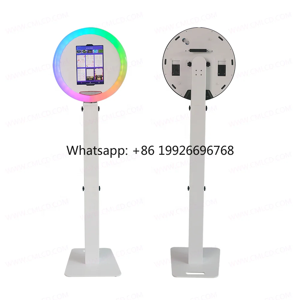LED RGB Light Roaming iPad Photo Booth Kiosk Handheld Portable Photo Booth with Battery Powered Roamer ipad Photobooth Machine
LED RGB Light Roaming iPad Photo Booth Kiosk Handheld Portable Photo Booth with Battery Powered Roamer ipad Photobooth Machine