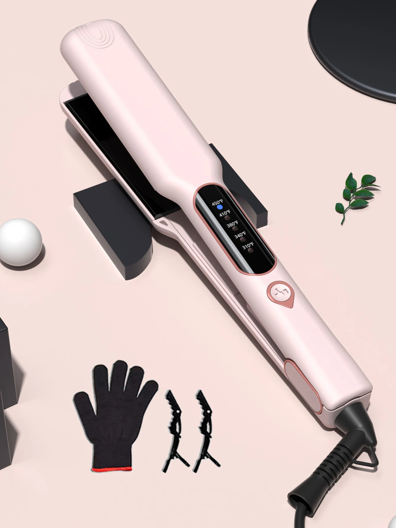 Straighten & Smooth Hair Medium Smart Control Temperature Pink black Ceramic Hairdressing Tools
Straighten & Smooth Hair Medium Smart Control Temperature Pink black Ceramic Hairdressing Tools