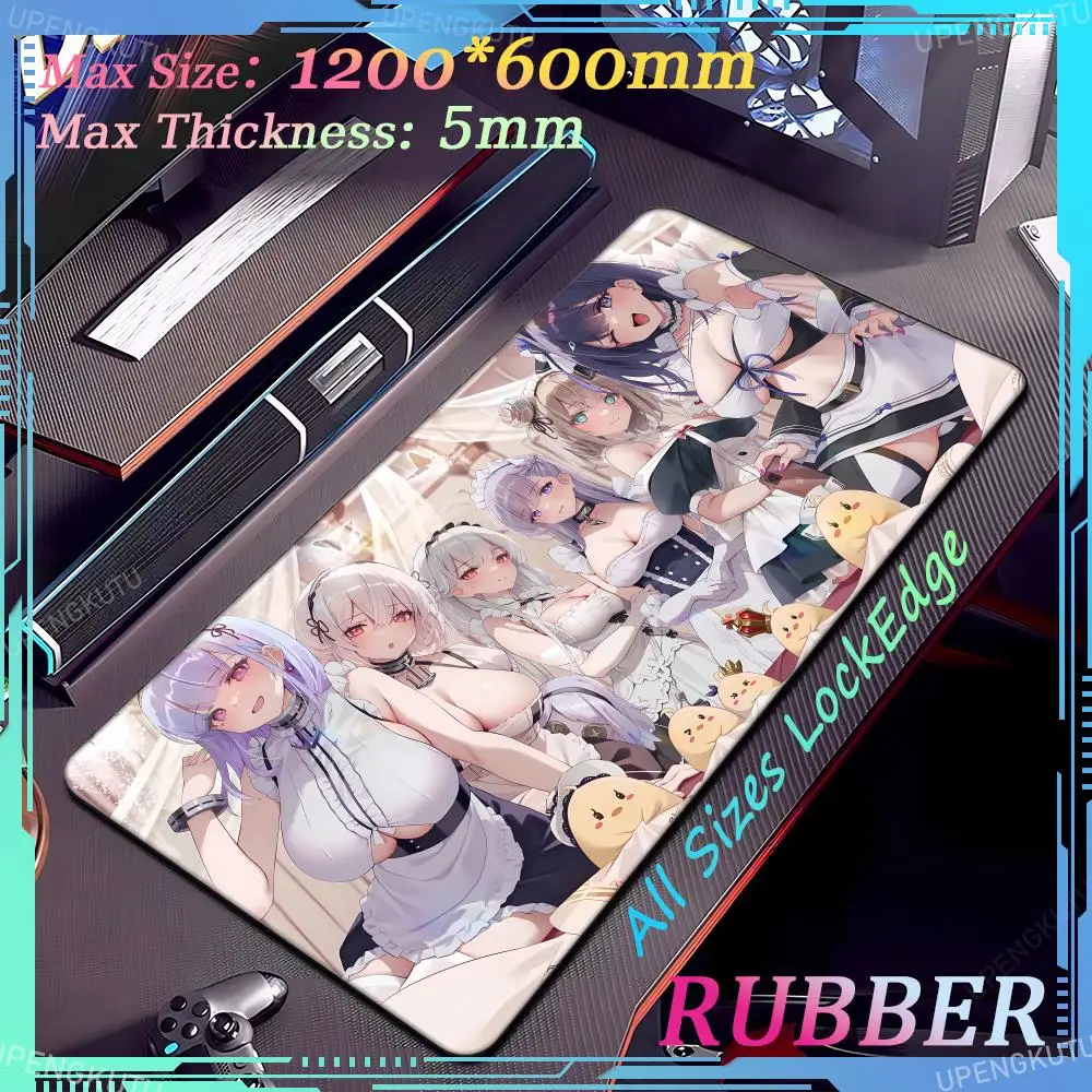 Anime nude mousepad sexy computer pad super big breast keyboard pad comic desk pad carpet Japanese lock edge rubber mouse pad
Anime nude mousepad sexy computer pad super big breast keyboard pad comic desk pad carpet Japanese lock edge rubber mouse pad