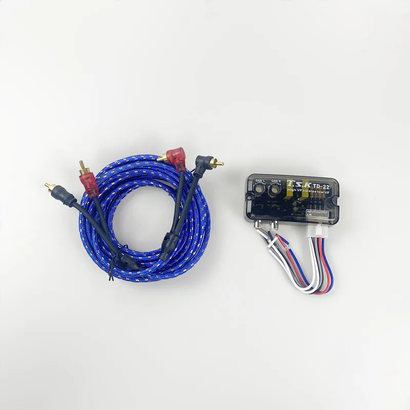 12V Universal Car Speakers to RCA Line Subwoofer Stereo Radio Converter High and Low Car Audio Amplifier Impedance Converter
12V Universal Car Speakers to RCA Line Subwoofer Stereo Radio Converter High and Low Car Audio Amplifier Impedance Converter